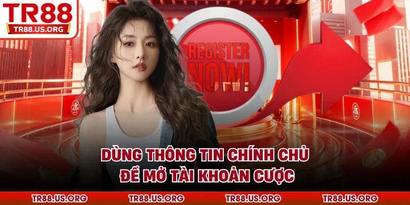 Dùng thông tin chính chủ để mở tài khoản cược