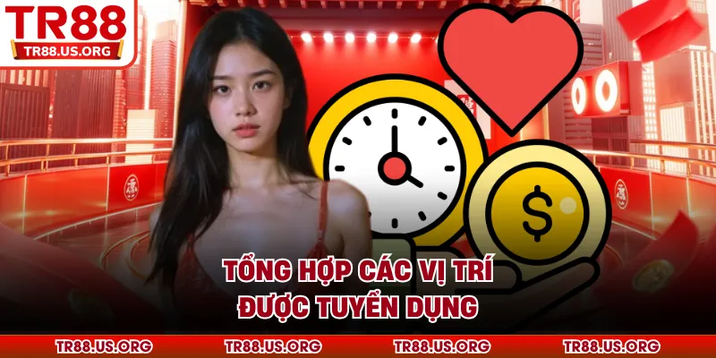 Tổng hợp các vị trí được tuyển dụng